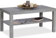 Merkloos Relaxdays Salontafel Betonlook met Opbergruimte - 45 x 90 x 55 cm - Grijs