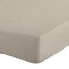Eurofirany - Hoeslaken 160 x 200 cm, basic laken van katoen, hoeslaken met elastiek, duurzaam, voor dikke matrassen tot 30 cm diepe zak, vele kleuren, beige