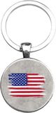MC Living KadoExpress Sleutelhanger Glas - Vlag USA