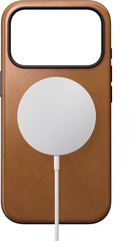 Nomad Modern Lederen Hoesje iPhone 17 Pro - Bruin