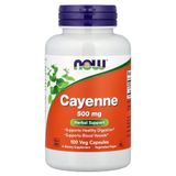 Now Foods Cayenne 500 mg, 100 stuks