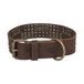 Trixie Collier Chien Rivet Rustic Cuir Véritable Brun Foncé Collier pour chien L 47-54 CMX4 cm