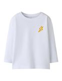 Nmmnikan NAME IT NMMNIKAN LS NREG TOP LNOOS Jongens Blouse Lange Mouw Katoen Wit
