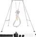 Aerial Yoga Aerial Yoga Structure - Cadre de balançoire et de tissu - Capacité de charge 140,6 kg - Réglable en hauteur - Autoportant - Structure triangulaire - Cadre en aluminium
