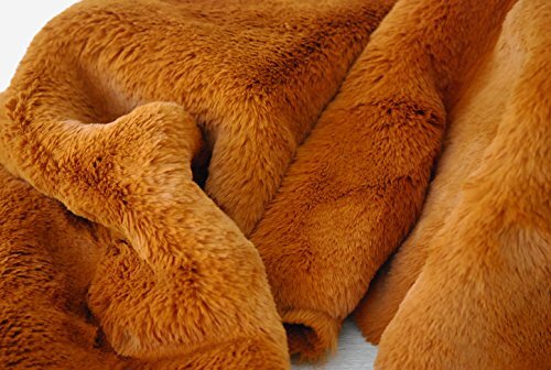 CRS Fur Fabrics Super luxe imitatiebont materiaal - SUPERIOR SUPER SOFT BRONZE