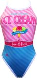 CROTTON SA Turbo Revolution Sweet&fresh Maillot de bain Bleu, Rose 4XL Femme