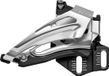 Shimano Deore FD-M6025 Voorderailleur 2x10-versnellingen Zwart/Zilver