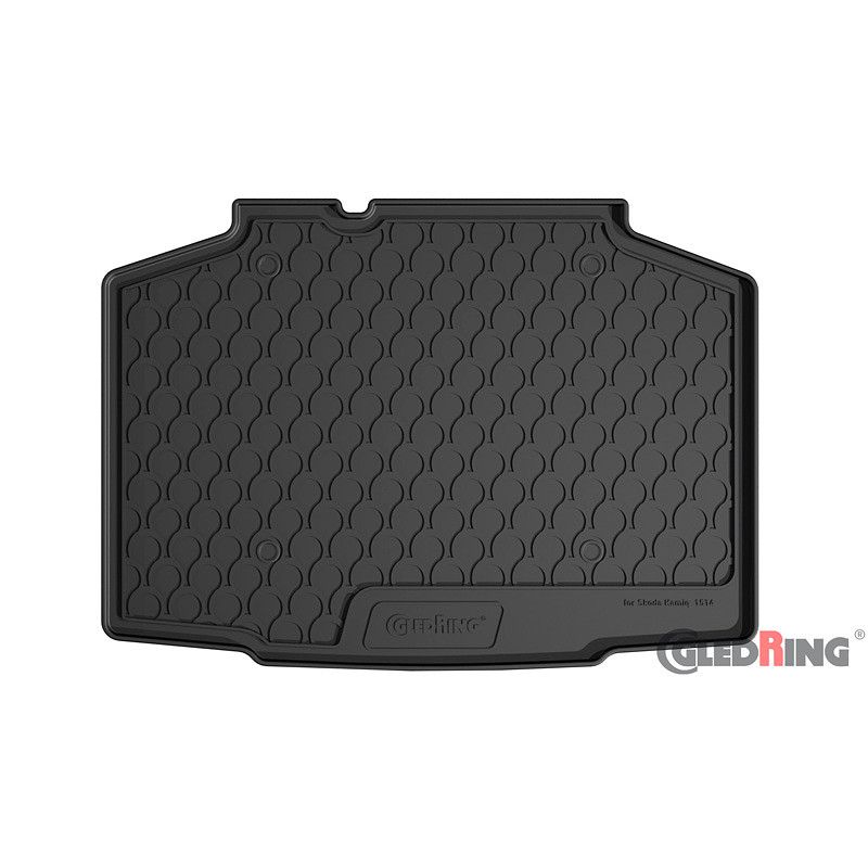 Gledring Rubbasol Kofferbakmat Skoda Kamiq 9/2019- (onderste verdieping) - Zwart