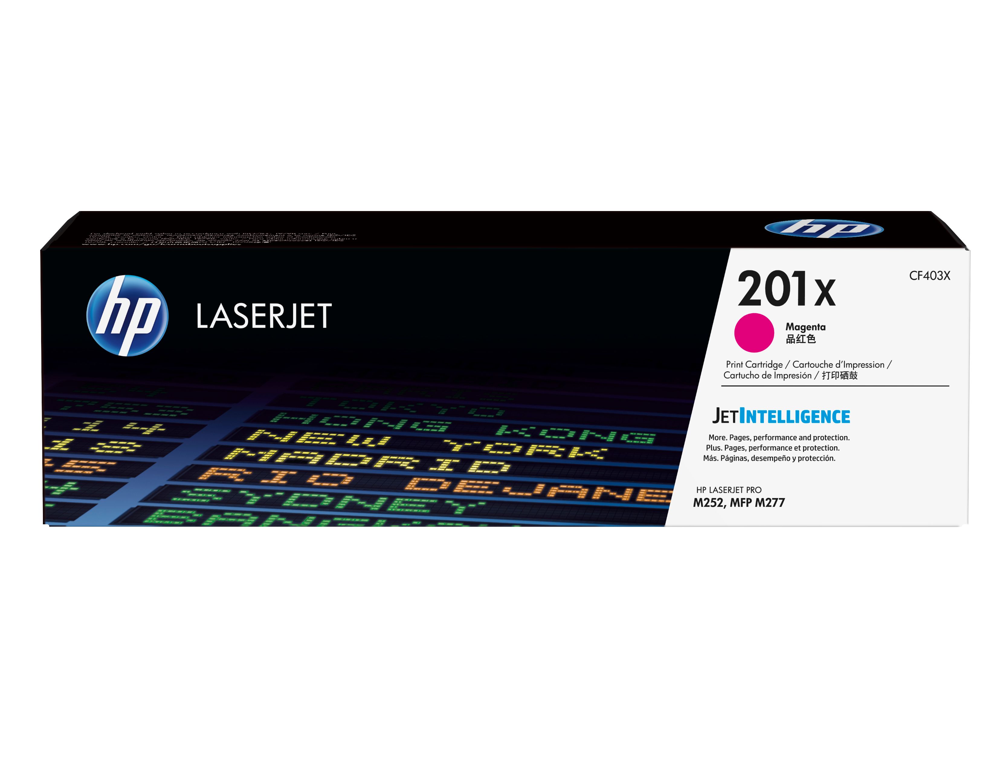 HP 201X High Capacity Magenta Toner Cartridge - Original