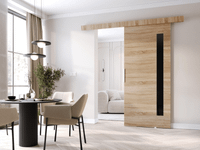 CLUNOA Porte coulissante 86 cm sonoma