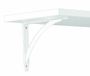 Knape & Vogt John Sterling Elegante Stijl Decoratieve Plank Beugel, 7 inch, Warm Wit, RP-0053-7WT