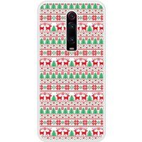 Mi 9T Witte Kersttrui Beschermende Siliconen Hoes