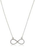 Beneto Halsketting zilver Infinity ketting AGS778/48 sBE0430