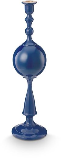 Pip Studio Bougeoir Sphere - Porte-bougie en Métal - Bleu marine - 44cm