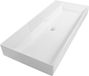 Brauer Lunar Wastafel - 100 cm - Keramiek - Hoogglans Wit