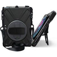 Accezz Tablet Hoes - Geschikt voor Samsung Galaxy Tab Active 4 Pro - Full Protective Backcover met strap B2B - Zwart