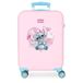 Disney Stevige kinderkoffer, combinatieslot aan de zijkant, 4 wielen, handbagage van ABS, een stijf en licht materiaal., Hart, Eenheidsmaat, cabinekoffer