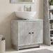 Maison Exclusive - Meuble sous-vasque EDE, couleur gris béton, 59,5 x 31,5 x 59 cm