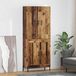 vidaXL Hoge kast, gerecycled hout, 69,5 x 34 x 180 cm, houtvezel