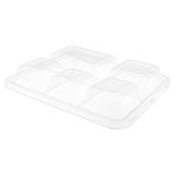 50 Bionic 50 stuks - deksel voor dienbladen 221.92 27 x 22 x 3,6 cm, transparant
