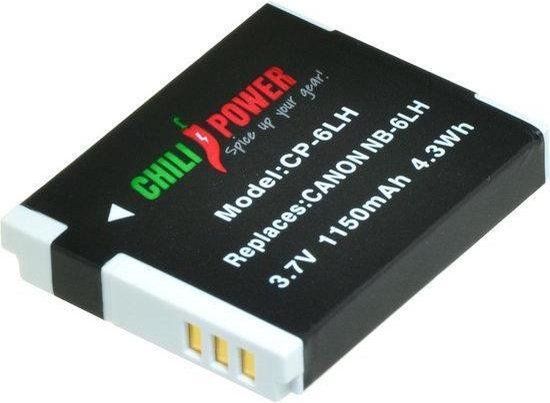 Chili Power ChiliPower NB-6LH Accu voor Canon - 1200mAh - Li-Ion