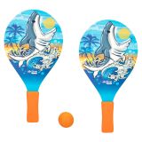 Shark Aktive Set De Raquettes De Plage 62302 Shark 19,5x0,8x38 cm