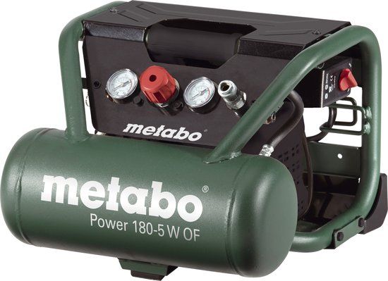 Metabo Power 180-5 W OF Compressor - 1100W - 8 bar - 5L - 75 l/min