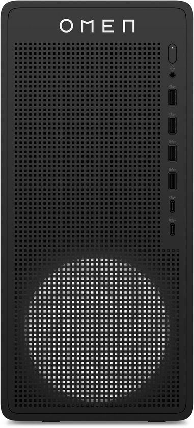 HP OMEN 16L TG03-0996nd Gaming Desktop PC AMD Ryzen 7 8700F, 16GB DDR5, 1TB SSD, NVIDIA GeForce RTX 5060, Windows 11 Home, Zwart