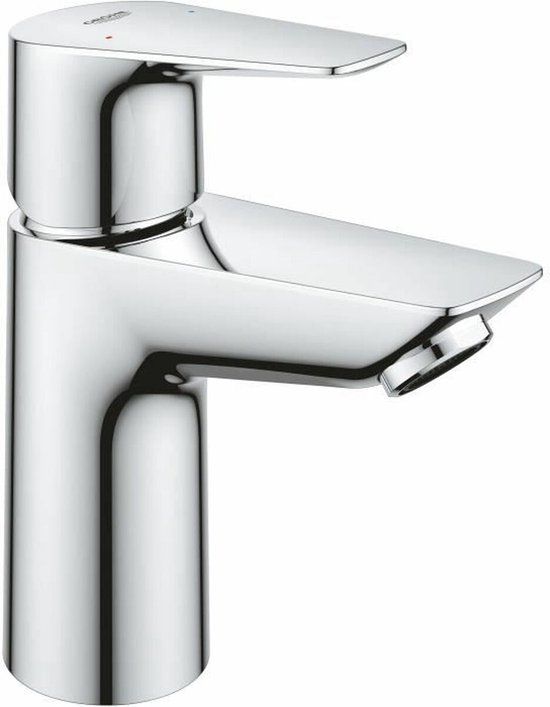 Grohe Start Edge - Wastafelkraan met Push-Open waste, chroom 24199001