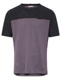 Heren VAUDE Kuro Shirt II Heren Fietsshirt Paars L Korte mouw Polyester/Elastaan