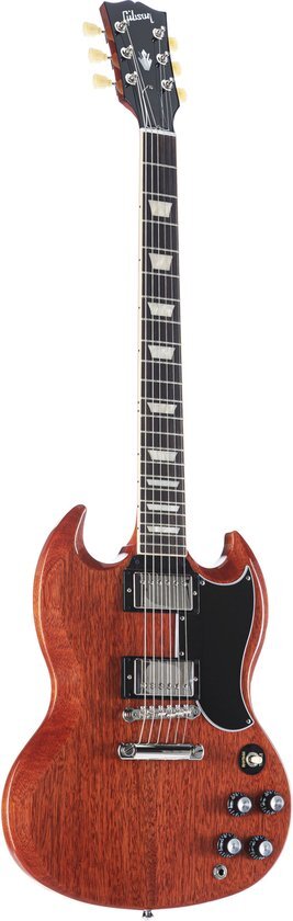 Gibson Original Collection SG Standard '61 Stop Bar Vintage Cherry elektrische gitaar met koffer