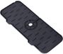 Tapis de robinet en silicone sans marque - Cuisine et salle de bain - Tapis attrape-eau - Noir
