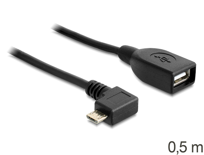 DeLOCK USB micro-B - USB 2.0-A, 0.5m