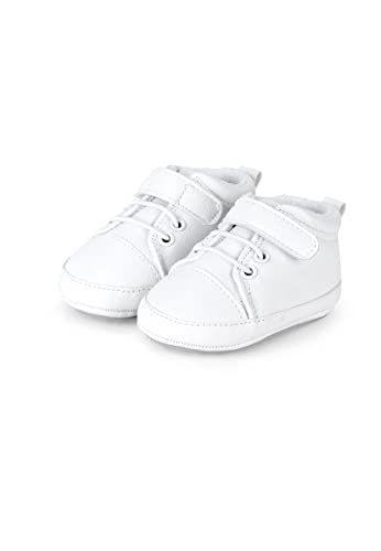 Sterntaler Unisex Baby Shoes, Crawling and Slippers for Children, White, 21/22 EU
