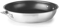 Lacor 56824 Combi Pan Body Stainless Steel 18/10 QuanTanium® Non-stick Coating PFOA-free Thermobottom Sandwich Bottom 2 Liters Stackable Induction and Oven Safe Ø 24 cm