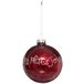 Glazen kerstbal 90 mm bedrukt