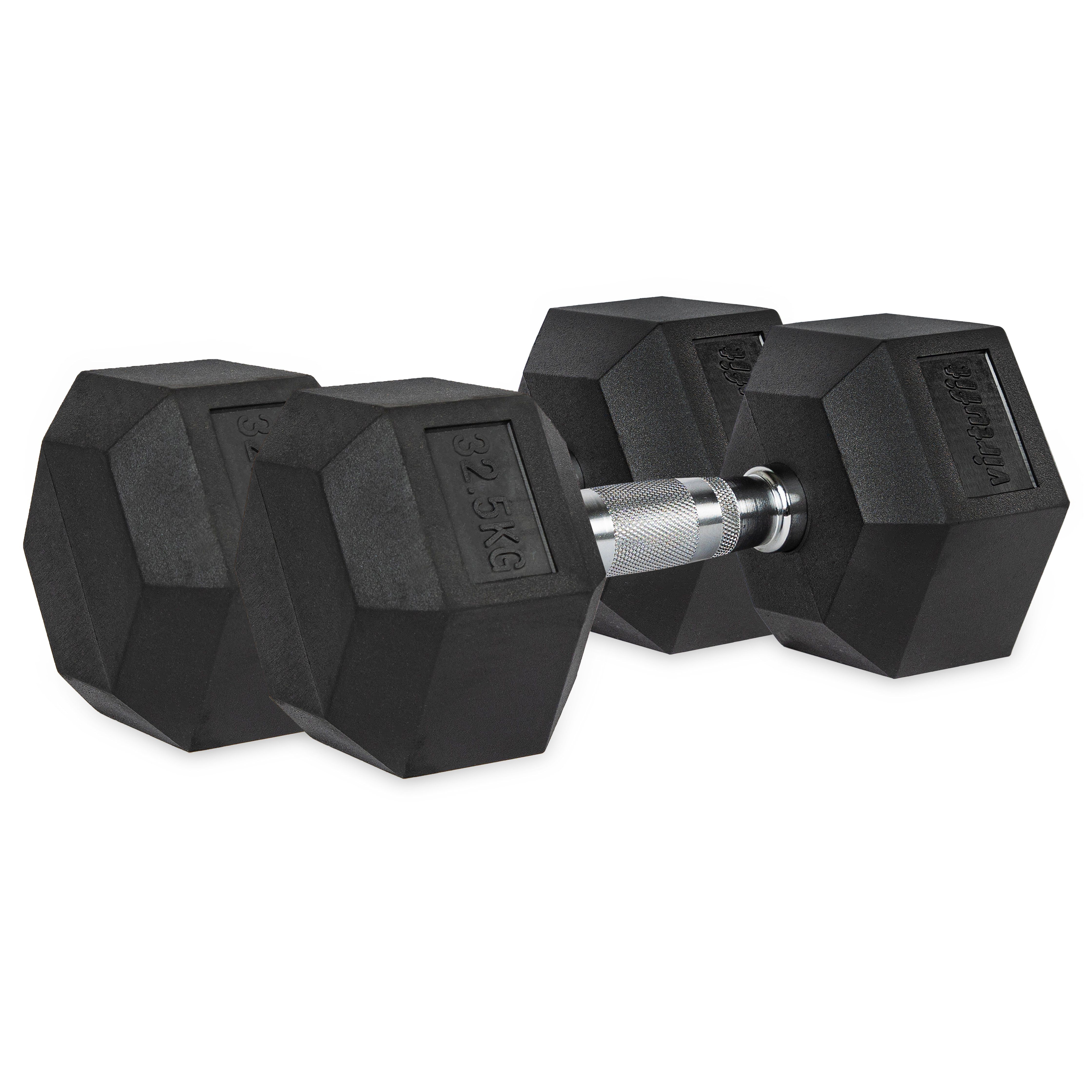 VirtuFit Hexa Dumbbell Pro Set - 2 x 32.5 kg
