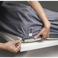 Cocoon Protection Sheet - 100 x 200 cm - Cotton - Grey - Hypoallergenic