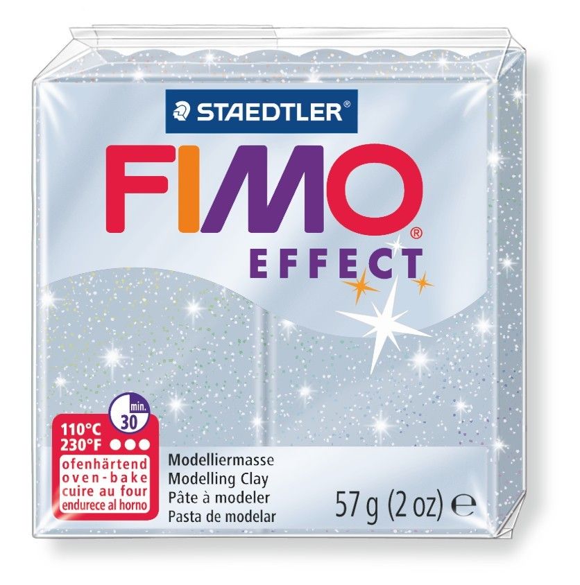 Staedtler FIMO effect 8020 - Boetseerklei - Zilver - 57g