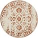 Interiyou tapis Suzuka, crème/orange, rond, diamètre 120 cm