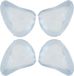 AMIG Hoekbeschermers - 32 stuks - Transparant - Rubber