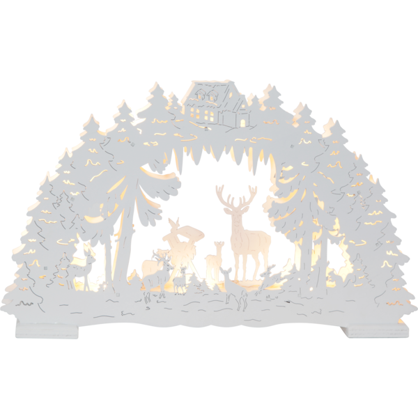 Star 275-04 LED Decoratieve Verlichting - Warm Wit - Wit - 26 cm