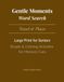 Gentle Moments Word Search - Travel & Places: Large Print Puzzles for Seniors