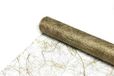 Sizoweb Tafelband, tafelloper, voor bruiloften, Pasen en feesten, 25 m x 30 cm, geel-goud