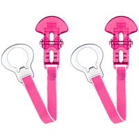 MAM Clip Double Pack Plain - Pink