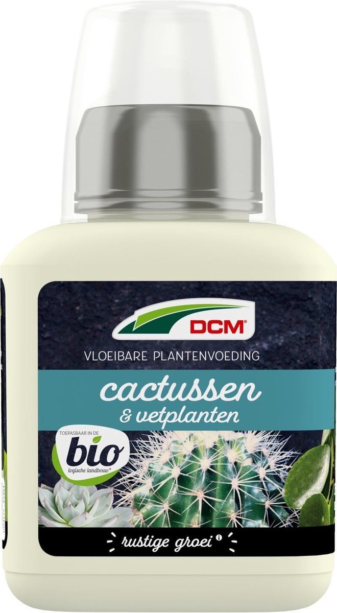 DCM Meststof Vloeibaar Cactus - Siertuinmeststoffen - 250 ml Bio