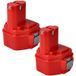vhbw 2x Batterie Compatible Avec Makita 8270dwe, 8270dwpe, 8271, 8271d, 8271dwae, 8271dwe, 8271dwpe, 8271dwpe3 Outil Électrique (3000mah Nimh 12v)