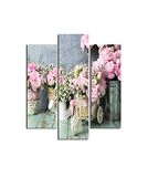 Homemania Wandafbeelding, 3 stuks, natuur, voor woonkamer, slaapkamer, meerkleurig, 57 x 0,3 x 60 cm, HM203MDF160, MDF