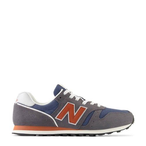 New Balance 373 V2 Sneakers Grijs/Oranje/Blauw