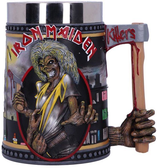 Nemesis Now Iron Maiden The Killers Eddie Album Tankard - Zwart